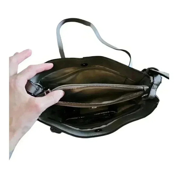 I.N.C International Concepts Woman's Gray Crossbody - Picture 5 of 12